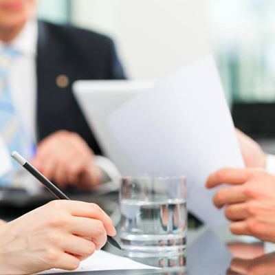 Image of meeting participants' hands