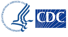 HHS logo for CDC